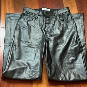 Abercrombie & Fitch Black Leather Pants